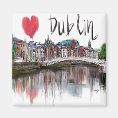 Ik hou van Dublin Magneet (Voorkant)