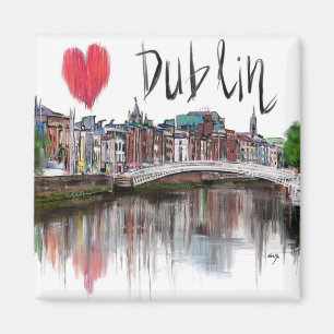 Ik hou van Dublin Magneet