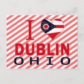Ik hou van Dublin, Ohio Briefkaart (Voorkant)