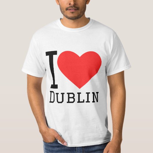 Ik hou van Dublin T-shirt (Voorkant)