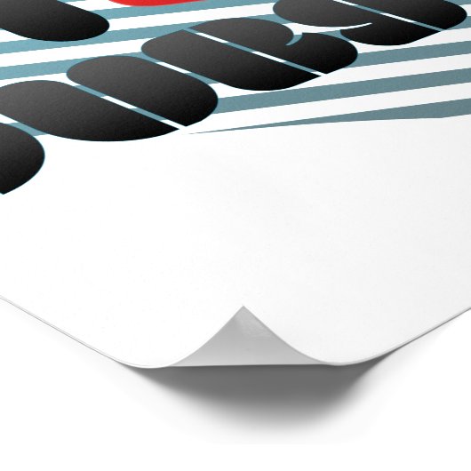 Ik hou van Dubstep Poster (Hoek)