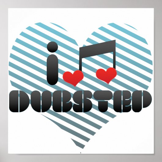 Ik hou van Dubstep Poster (Voorkant)