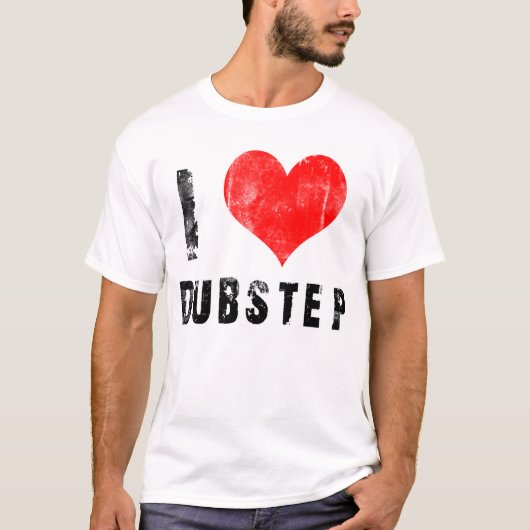Ik hou van Dubstep T-shirt (Voorkant)