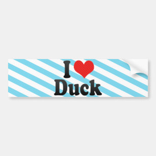Ik hou van Duck Bumpersticker