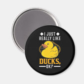 Ik hou van Ducks Magneet (Voorkant / Achterkant)