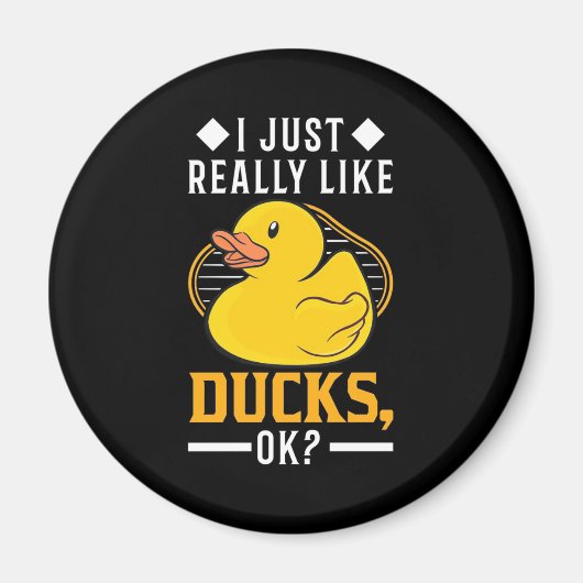 Ik hou van Ducks Magneet (Voorkant)