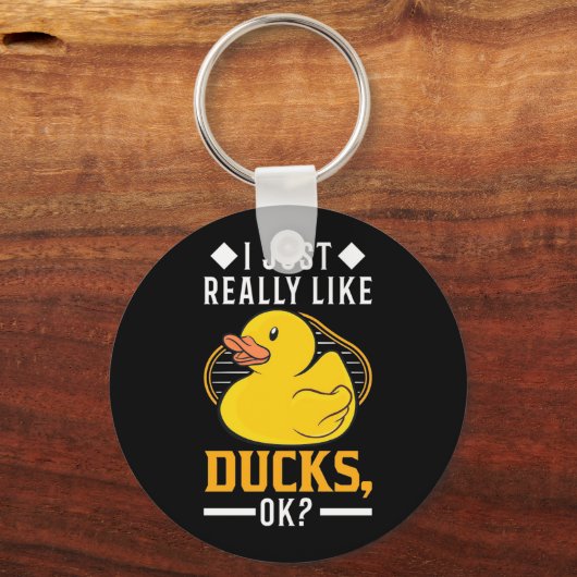 Ik hou van Ducks Sleutelhanger (Voorkant)