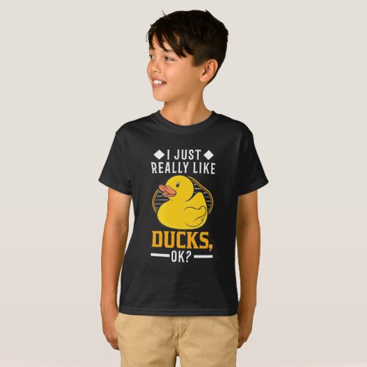 Ik hou van Ducks T-shirt (Voorkant volledig)