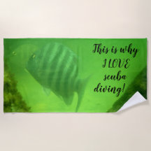 Ik hou van duiken Fun Onderwater Vis Foto