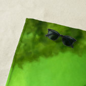 Ik hou van duiken Fun Onderwater Vis Foto Strandlaken (In situ)