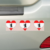 Ik hou van Duitsland Berlijn Bumpersticker (Op auto)