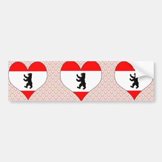 Ik hou van Duitsland Berlijn Bumpersticker (Voorkant)
