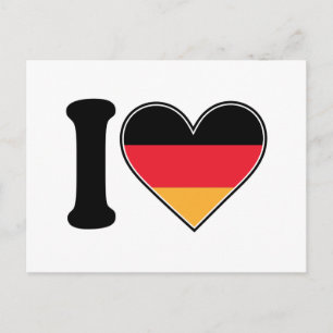 Ik hou van Duitsland Briefkaart