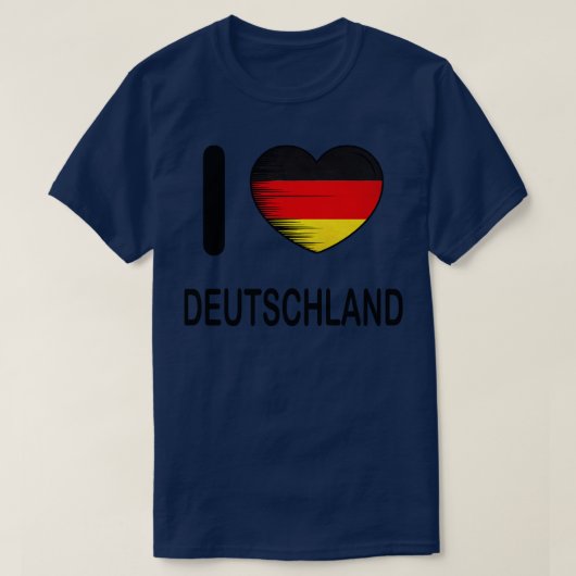Ik hou van Duitsland Mijn huis Mijn land 1 T-shirt (Design voorkant)