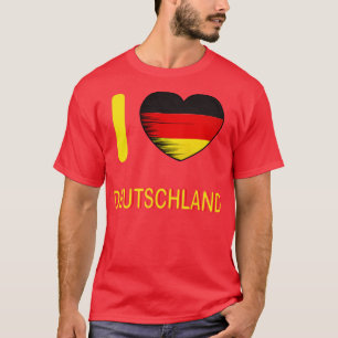 Ik hou van Duitsland Mijn huis Mijn land 3 T-shirt
