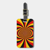 Ik hou van Duitsland Nationale vlag kleuren Art Pr Bagagelabel (Voorkant verticaal)