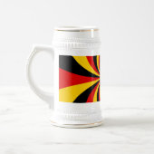 Ik hou van Duitsland Nationale vlag kleuren Art Pr Bierpul (Links)