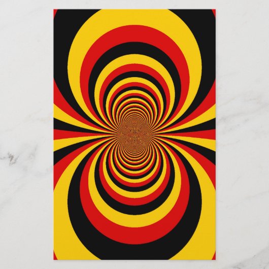 Ik hou van Duitsland Nationale vlag kleuren Art Pr Briefpapier (Voorkant)