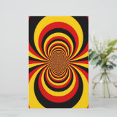 Ik hou van Duitsland Nationale vlag kleuren Art Pr Briefpapier (Staand voorkant)