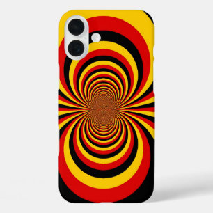 Ik hou van Duitsland Nationale vlag kleuren Art Pr iPhone 16 Plus Hoesje