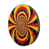 Ik hou van Duitsland Nationale vlag kleuren Art Pr Dartbord (Voorkant Rechts)