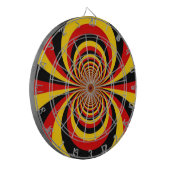 Ik hou van Duitsland Nationale vlag kleuren Art Pr Dartbord (Voorkant Links)