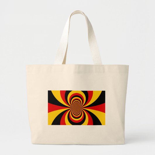 Ik hou van Duitsland Nationale vlag kleuren Art Pr Grote Tote Bag (Voorkant)