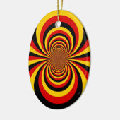 Ik hou van Duitsland Nationale vlag kleuren Art Pr Keramisch Ornament (Links)