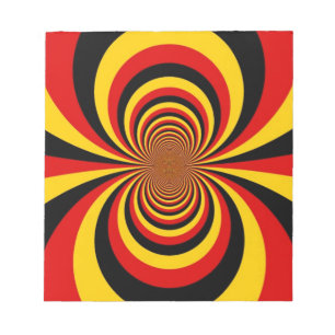 Ik hou van Duitsland Nationale vlag kleuren Art Pr Notitieblok