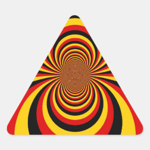 Ik hou van Duitsland Nationale vlag kleuren Art Pr Sticker