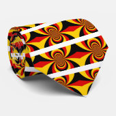 Ik hou van Duitsland Nationale vlag kleuren Art Pr Stropdas (Opgerold)