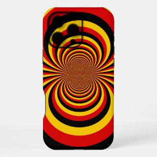 Ik hou van Duitsland Nationale Vlag Kleuren Kunstp iPhone 16 Pro Max Hoesje