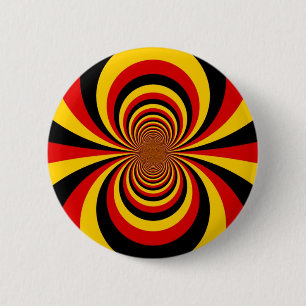 Ik hou van Duitsland Nationale Vlag Kleuren Kunstp Ronde Button 5,7 Cm