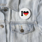 Ik hou van Duitsland Ronde Button 5,7 Cm (In situ)