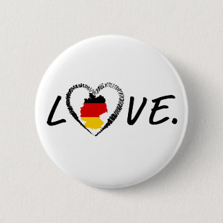 Ik hou van Duitsland. Ronde Button 5,7 Cm