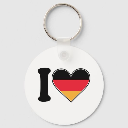 Ik hou van Duitsland Sleutelhanger (Voorkant)