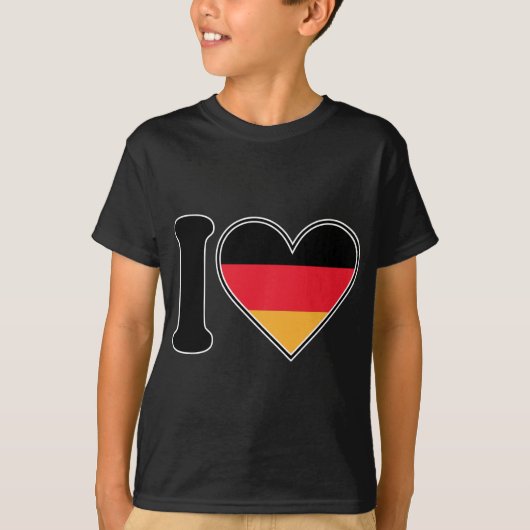 Ik hou van Duitsland T-shirt (Voorkant)