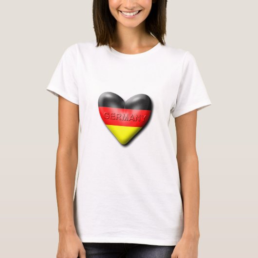 Ik hou van Duitsland T-shirt (Voorkant)