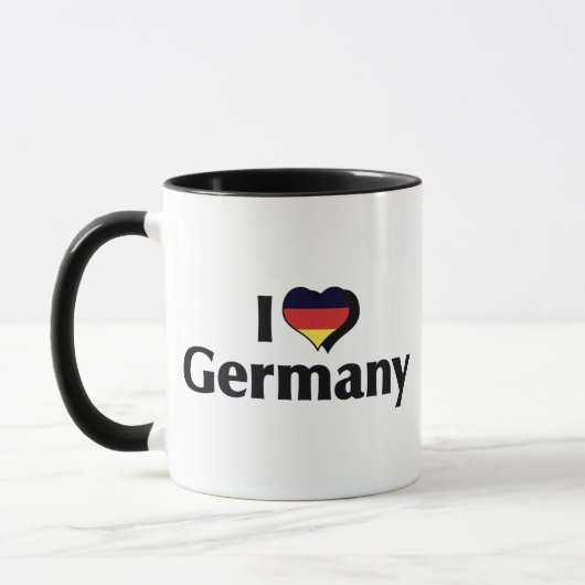 Ik hou van Duitsland Vlag Mok (Links)