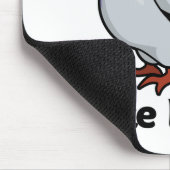 Ik hou van duiven muismat (Hoek)