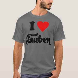 Ik hou van duiven Pigeon Whisperer Pigeon Lover Pi T-shirt