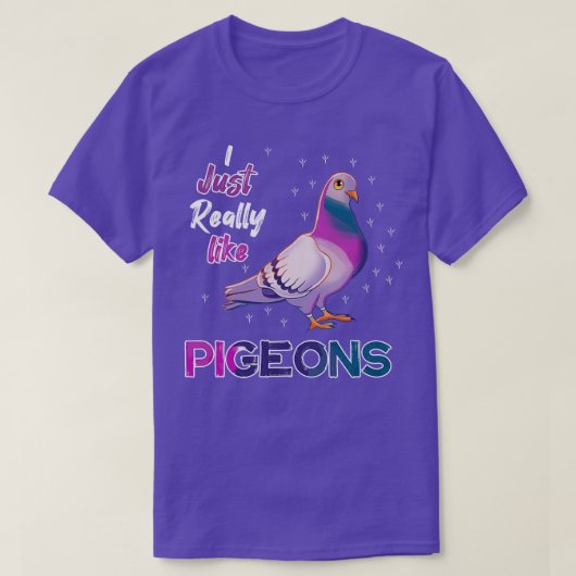Ik hou van duiven t-shirt (Design voorkant)