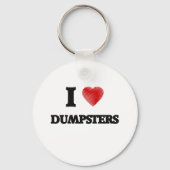 Ik hou van Dumpsters Sleutelhanger (Voorkant)
