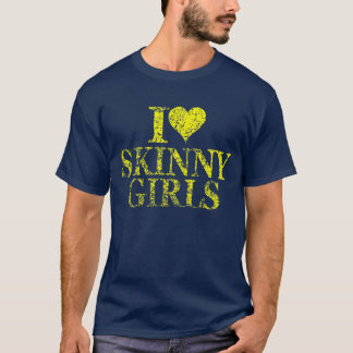 Ik hou van dunne meisjes - Ik hou van dunne meisje T-shirt