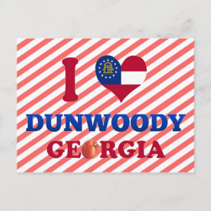 Ik hou van Dunwoody, Georgia Briefkaart
