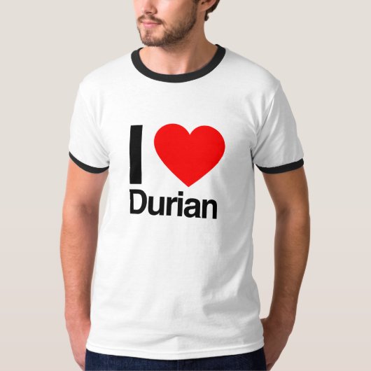 ik hou van durian t-shirt (Voorkant)