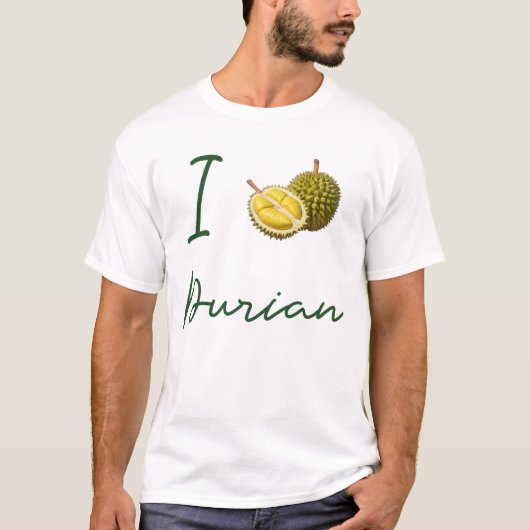 Ik hou van Durian T-shirt (Voorkant)