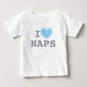 Ik hou van dutjes grappige baby t-shirt voor pasge