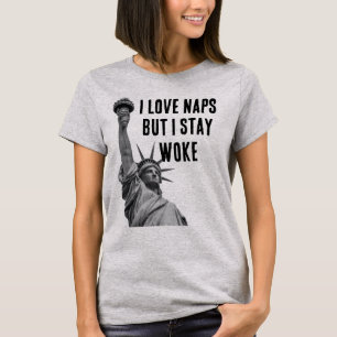 Ik hou van dutjes maar ik blijf wakker t-shirt