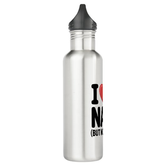 Ik hou van dutjes Schattigee luiaard hart Waterfles (Links)